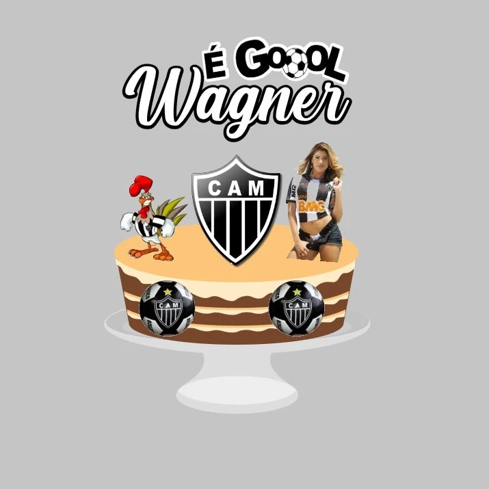 Prévia de Topo De Bolo Atletico Mineiro 01 Silhouette e PDF
