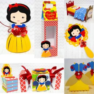 Kit branca de neve cute