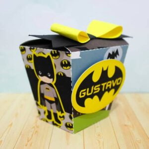 caixa sushi batman silhouette