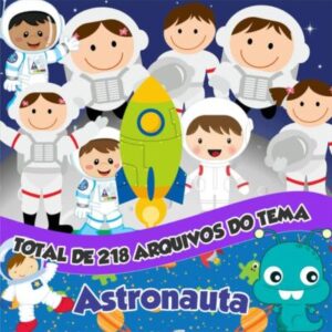 Kit Digital Astronauta Fundo Transparente PNG